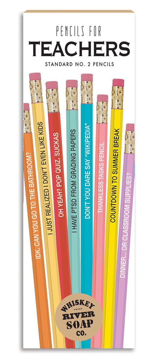 Pastel Funny Teacher Pencils