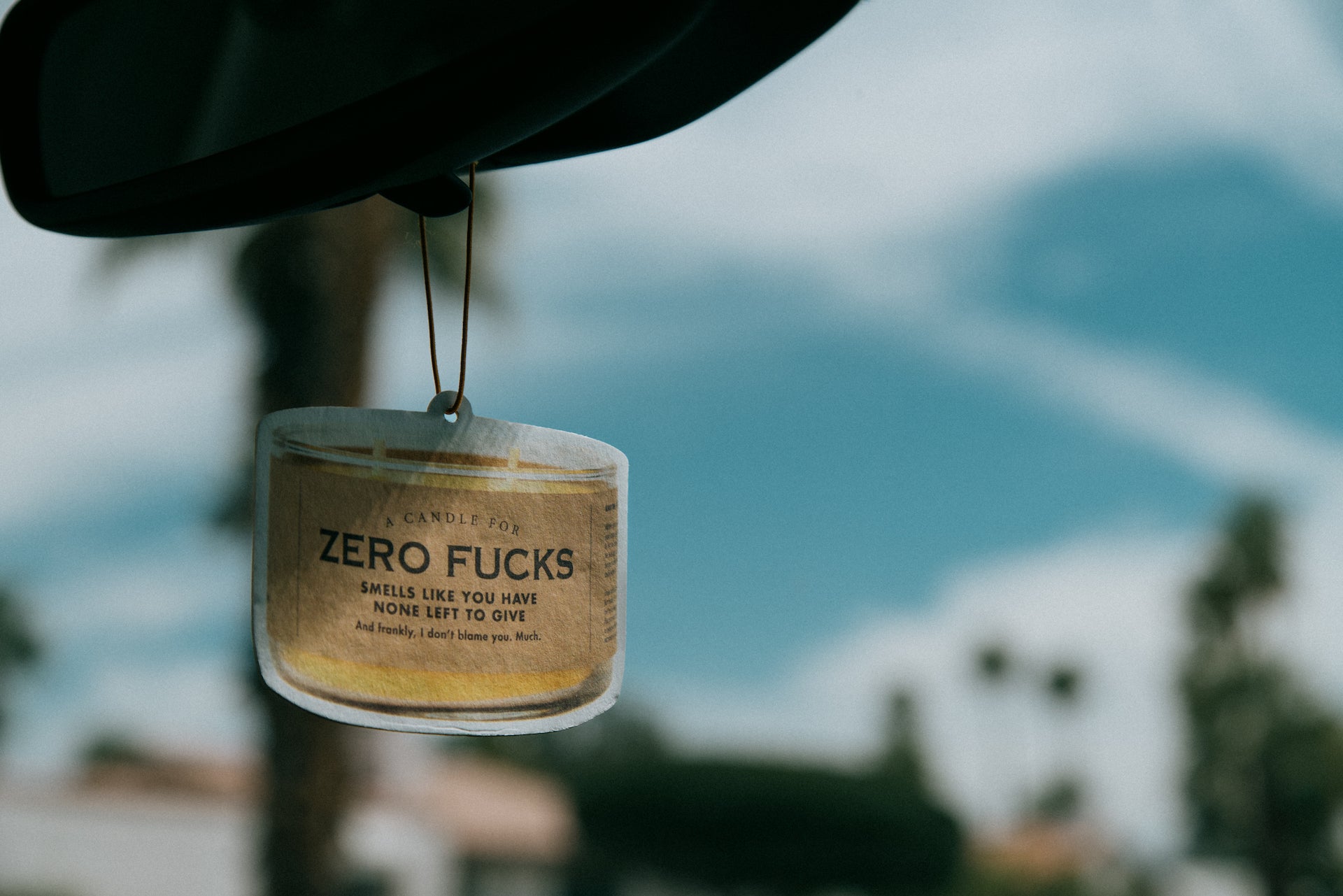 Zero Fucks Air Freshener