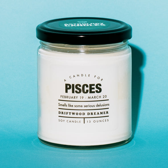 Astrology Candle Pisces