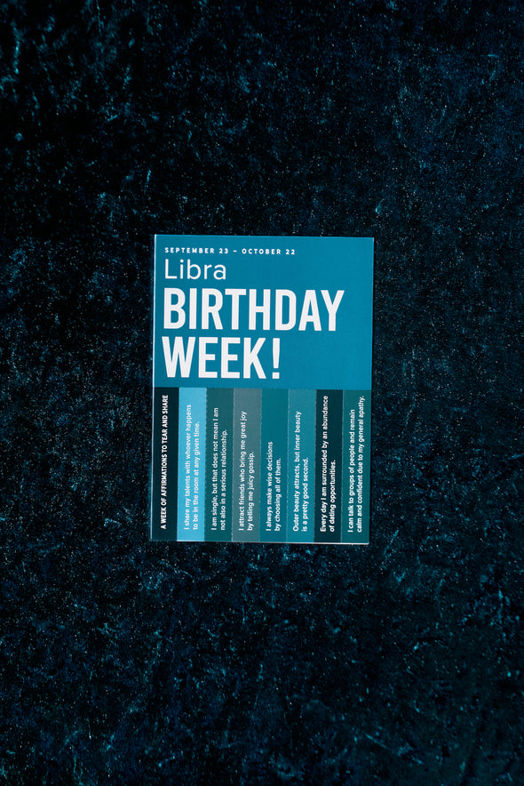 Libra Astrology Greeting Card