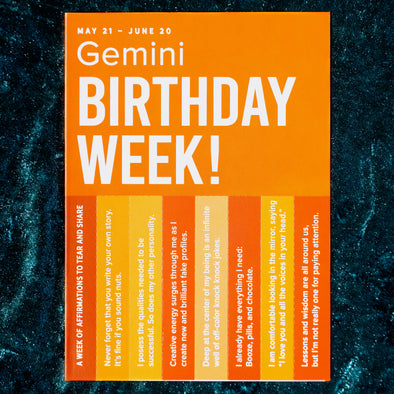 Gemini Astrology Greeting Card