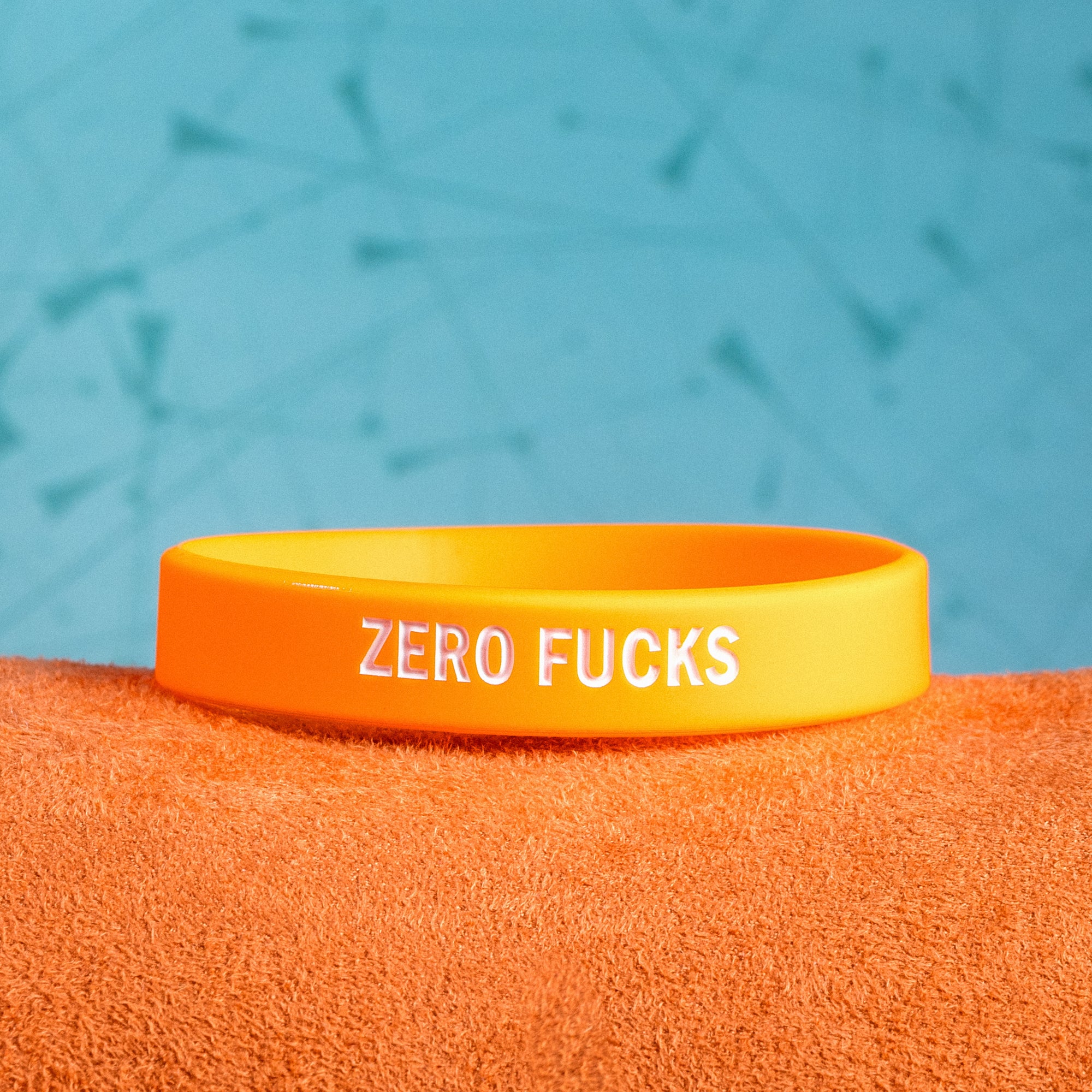 "Zero Fucks" Awareness Band