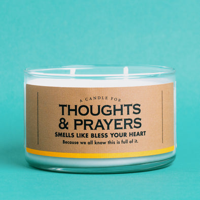 A Candle for Thoughts and Prayers