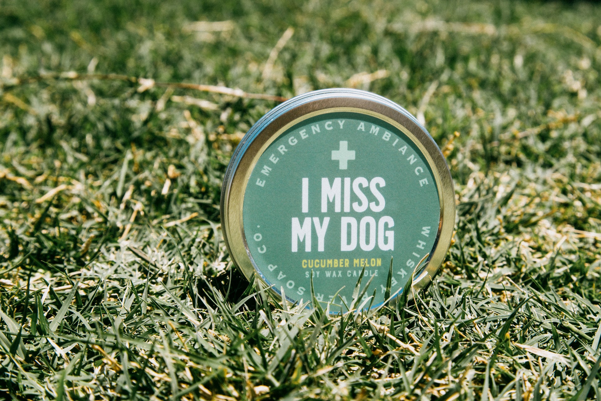 I Miss My Dog Emergency Ambiance Travel Tin - Emergency Ambiance