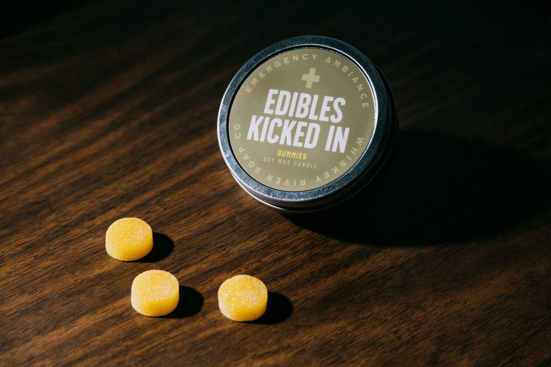 Edibles Kicked In Emergency Ambiance Travel Tin