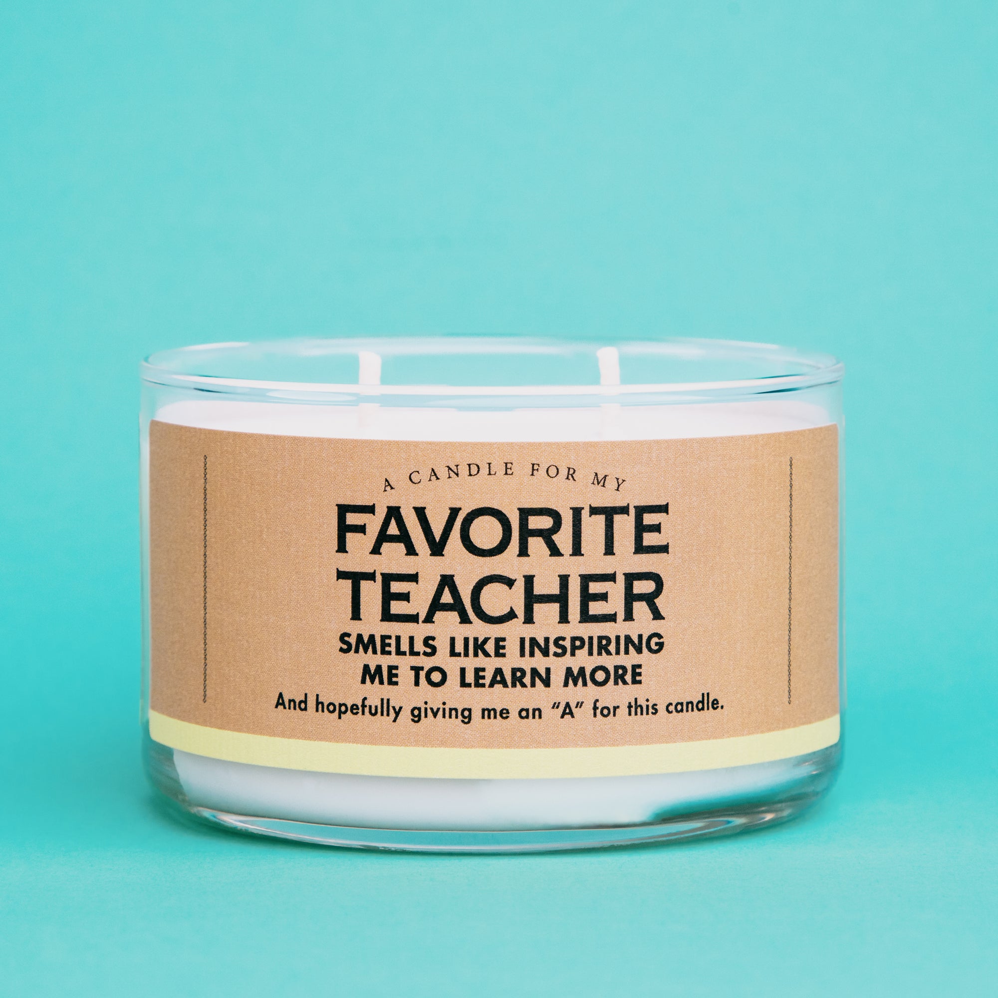 A Candle for My Favorite Teacher - Candle