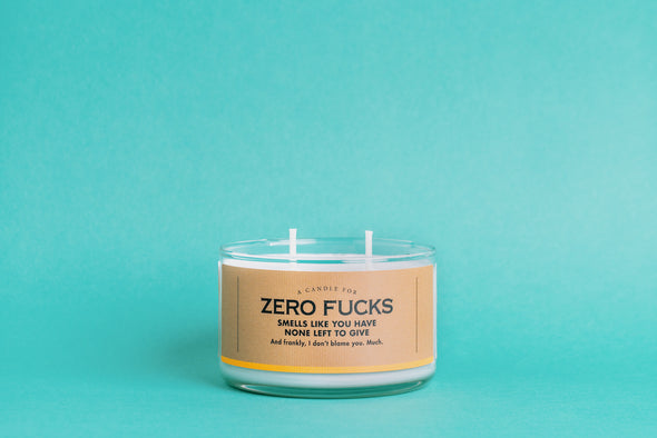 A Candle for Zero Fucks