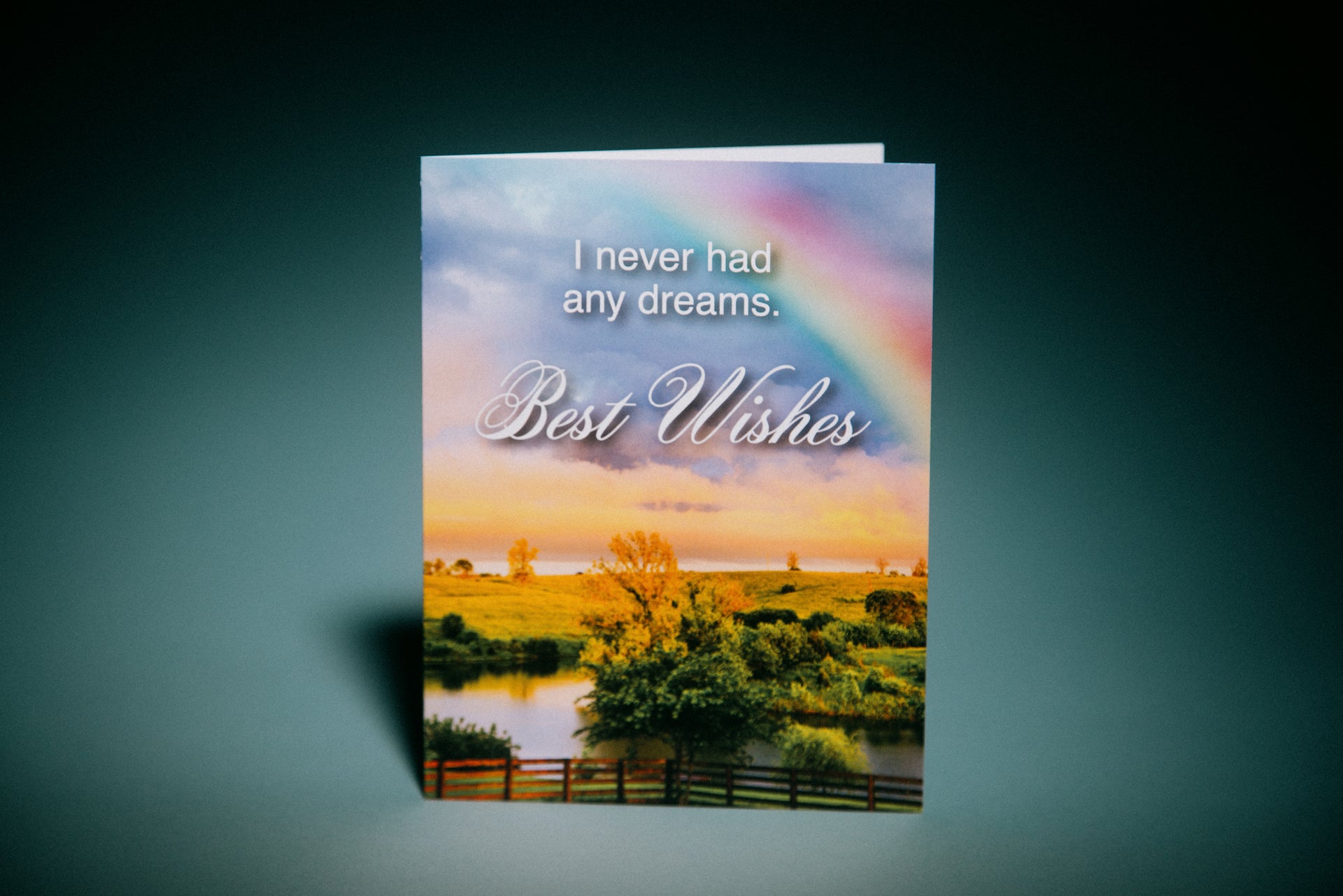 Never Had Any Dreams Greeting Card - Subtext Greeting Card