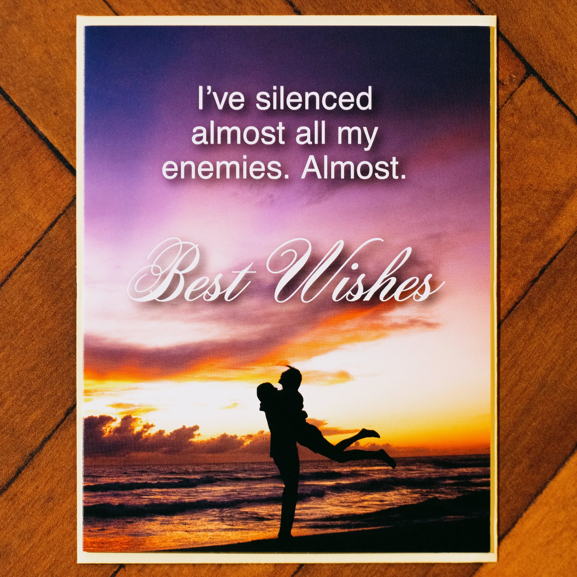 Silenced Enemies Greeting Card