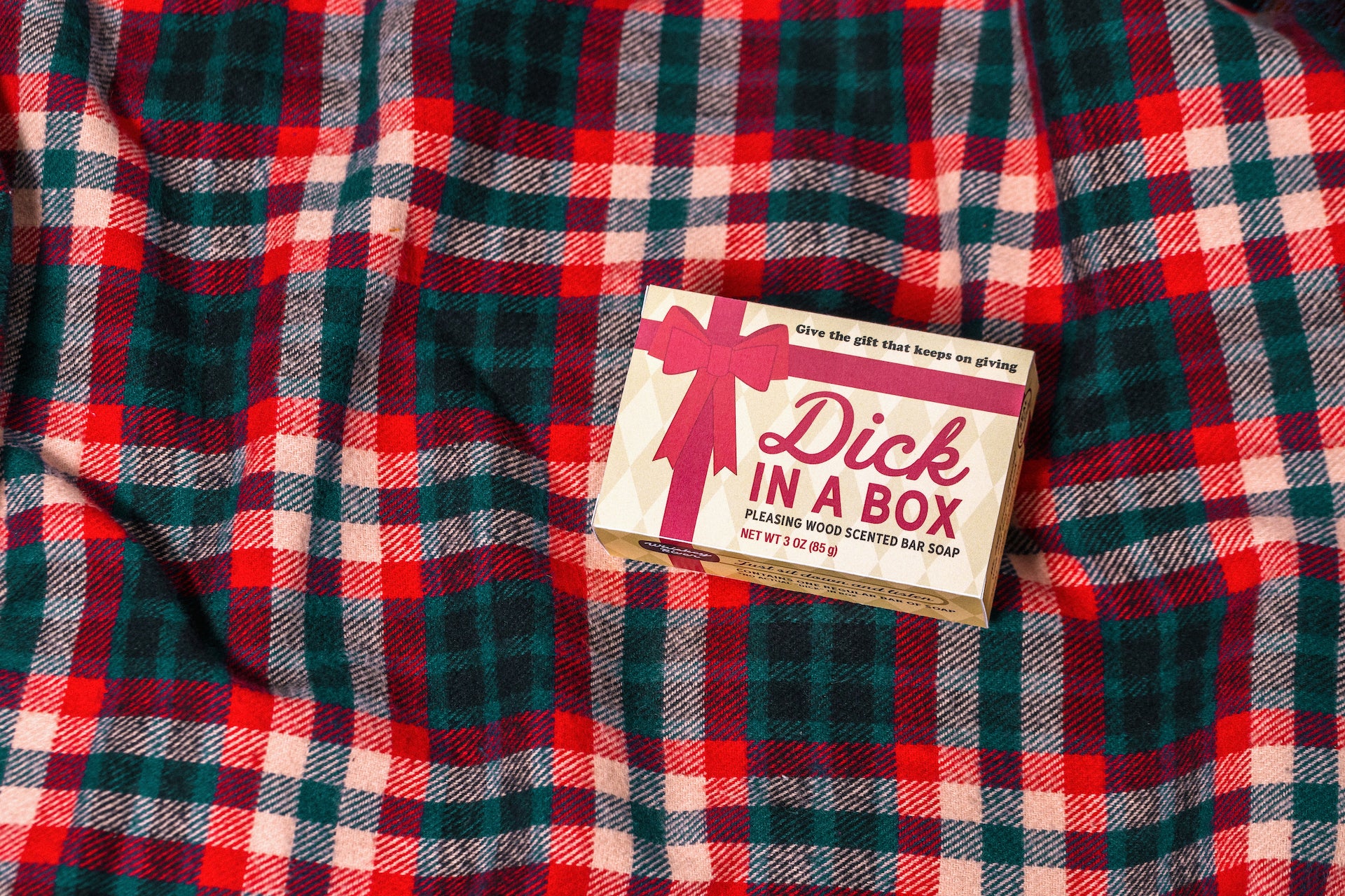 Dick in a Box Holiday Triple-Milled Boxed Bar Soap