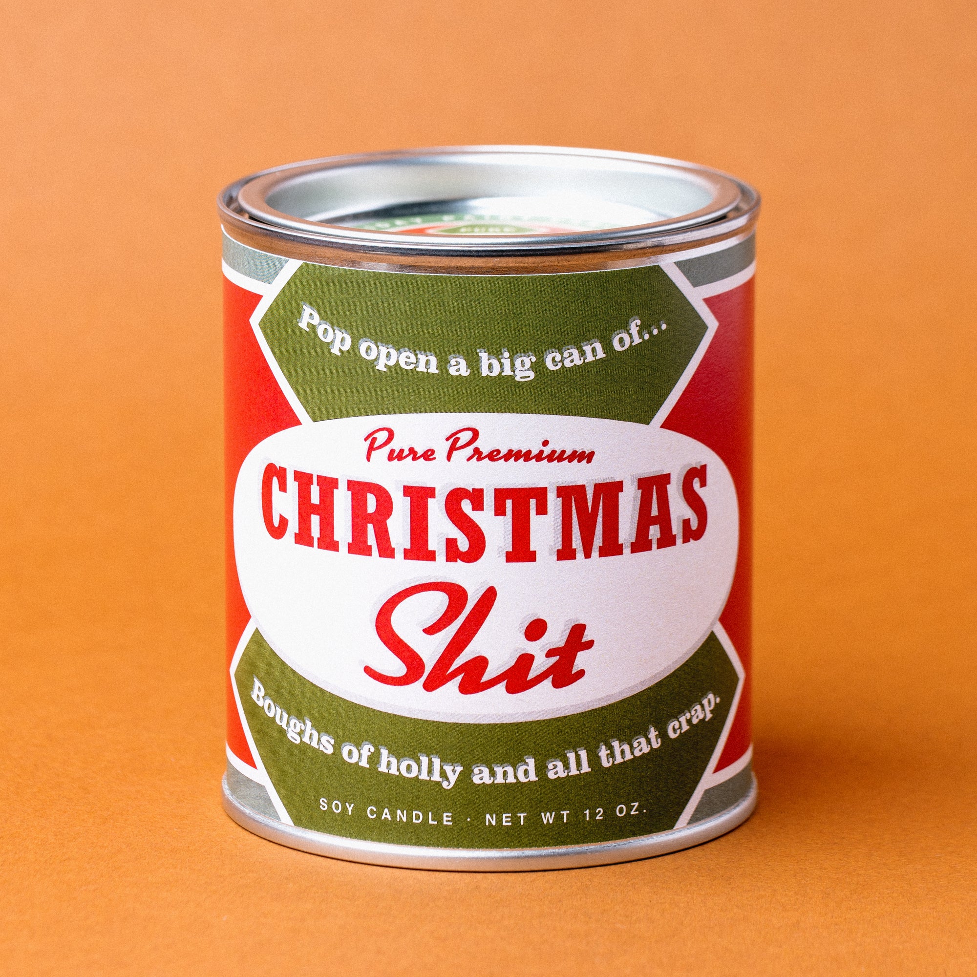 Christmas Shit Paint Can·dle