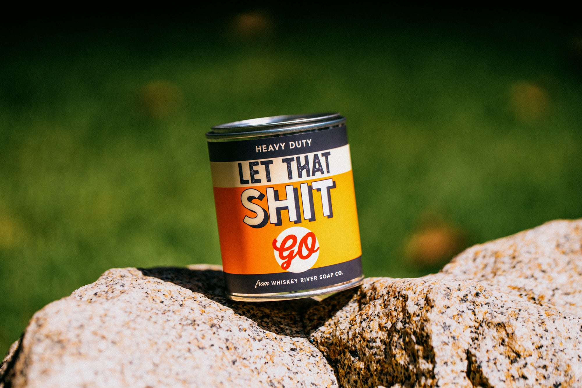 Let That Shit Go Vintage Paint Can·dle