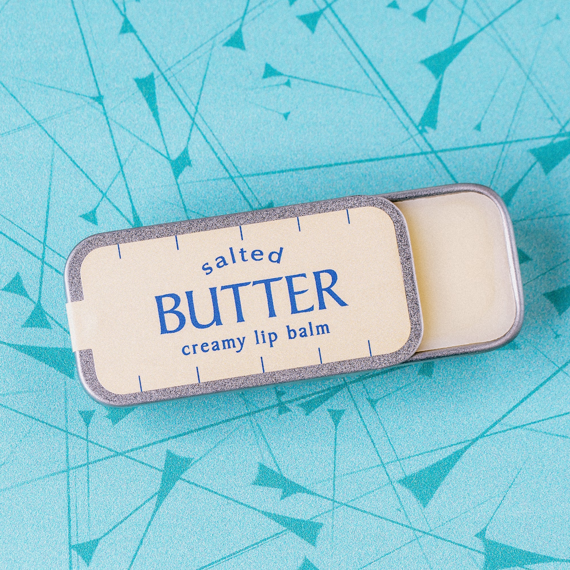 "Salted Butter" Old School Lip Balm Tin