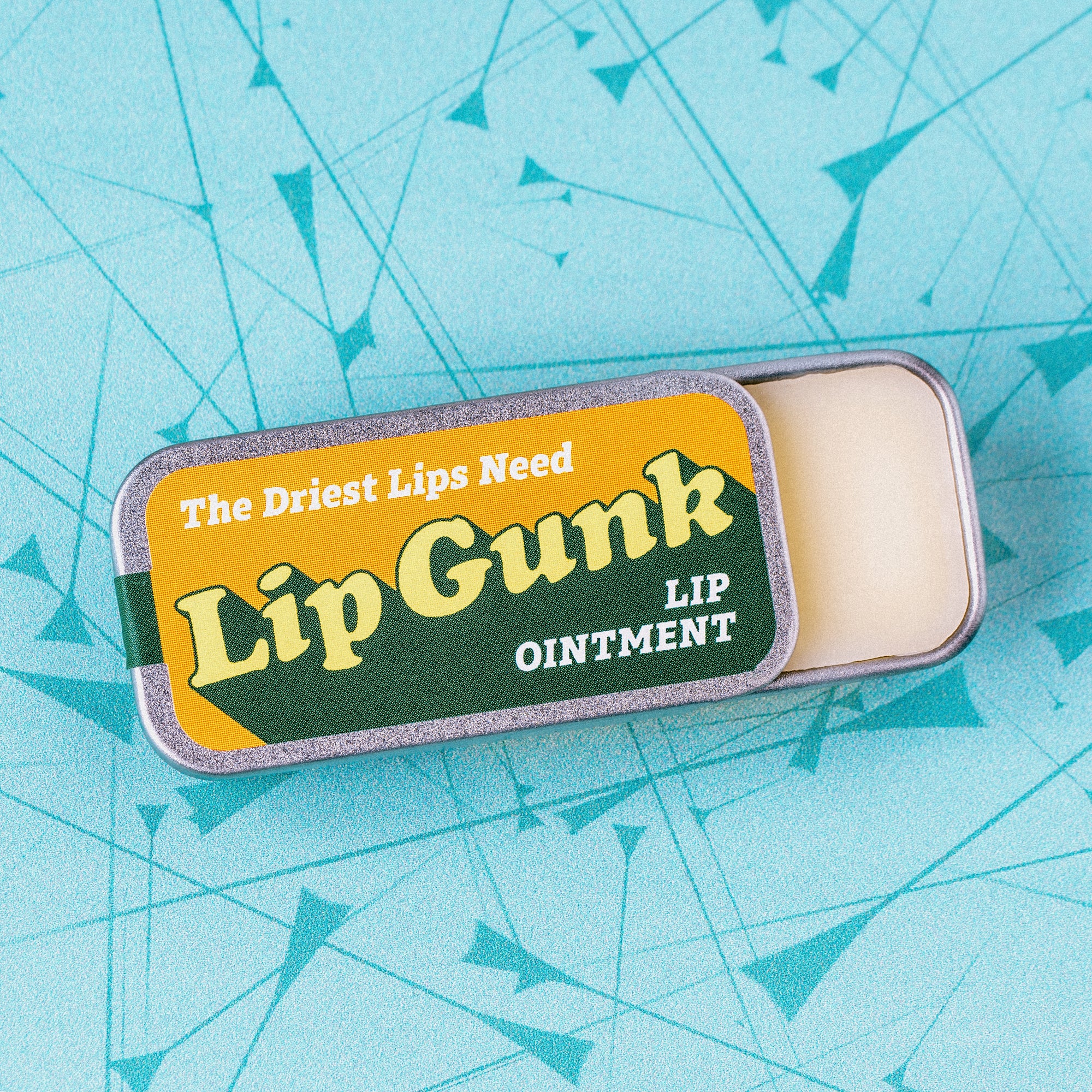 "Lip Gunk" Old School Lip Balm Tin