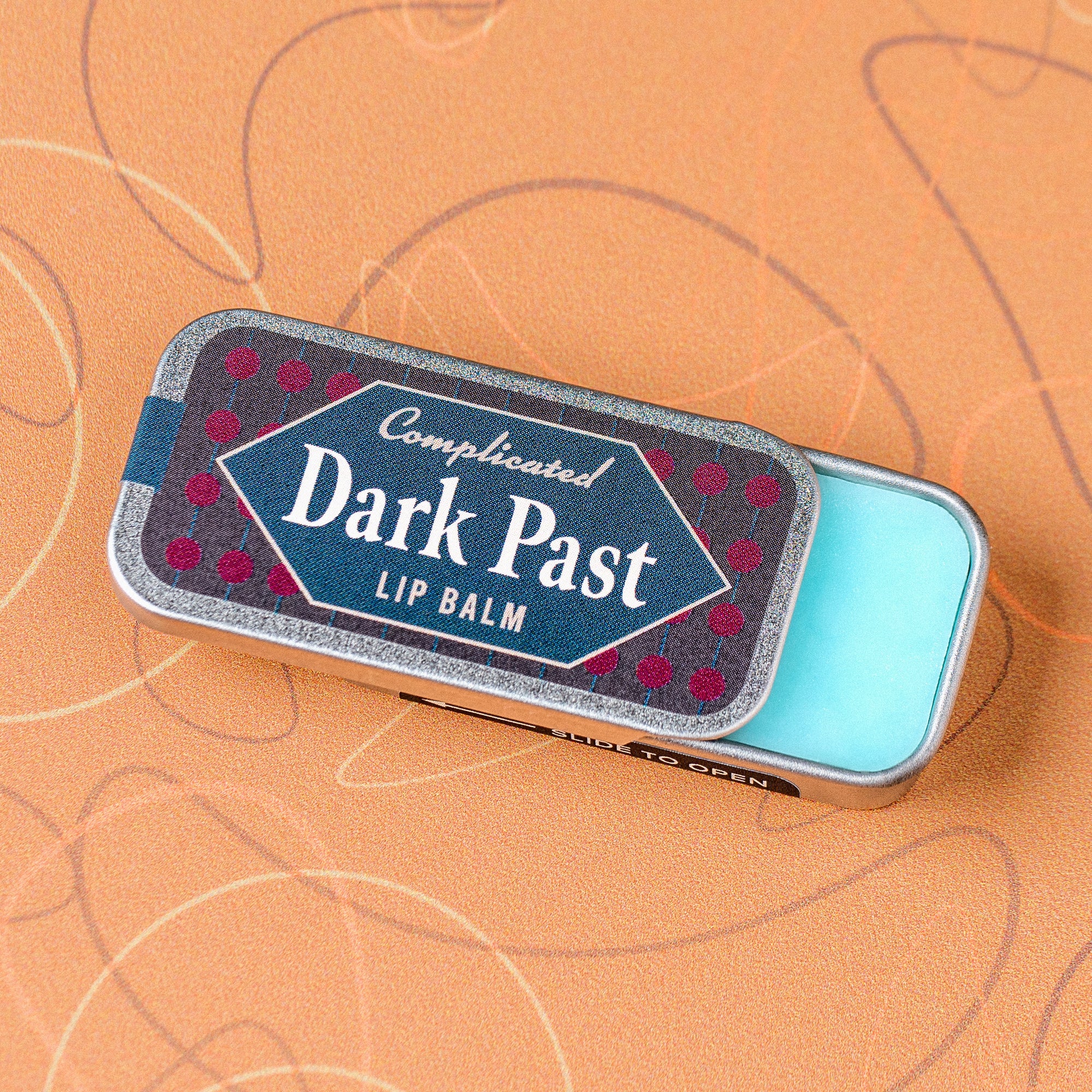 "Dark Past" Old School Lip Balm Tin