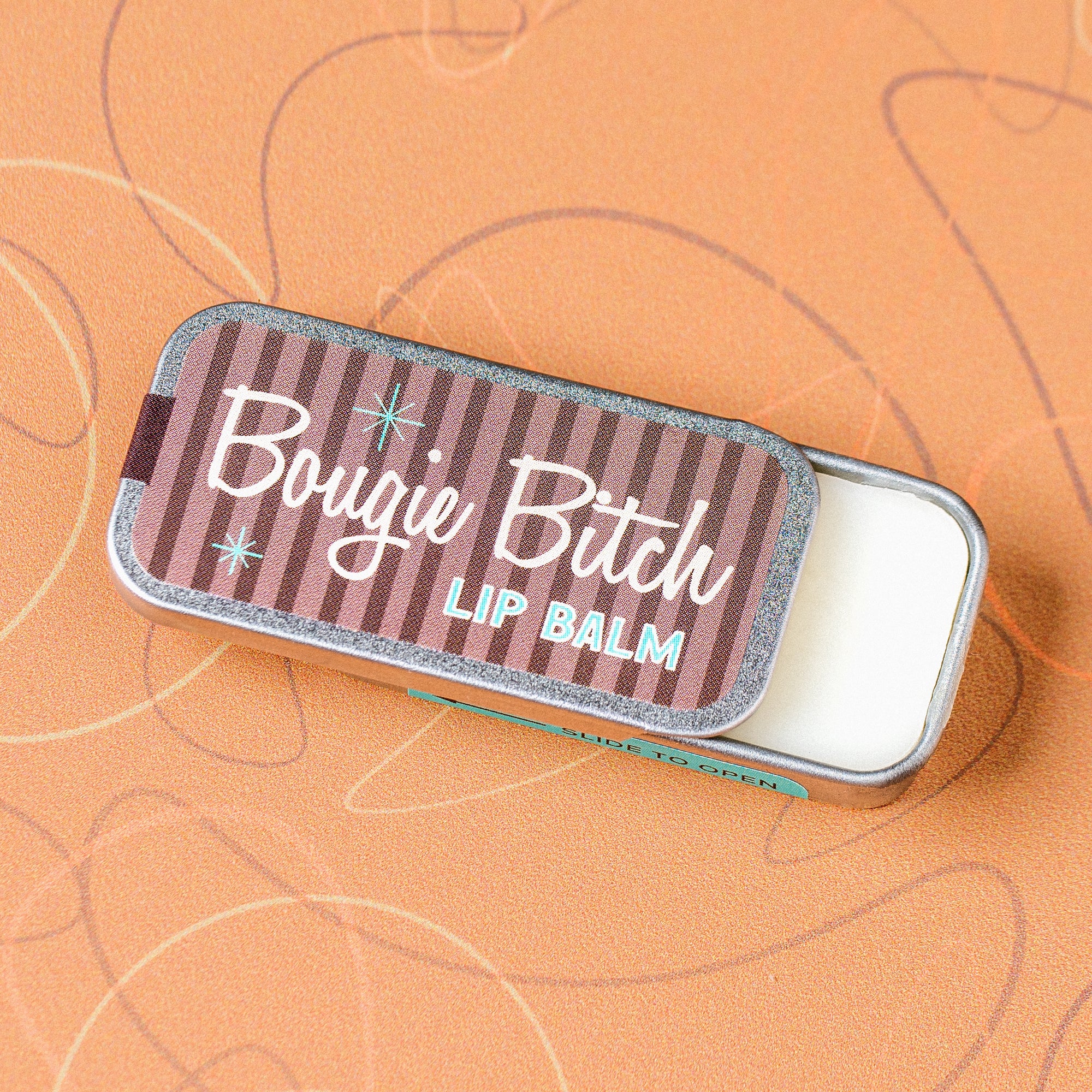 ’Bougie Bitch’ Old School Lip Balm Tin - Lip Balm