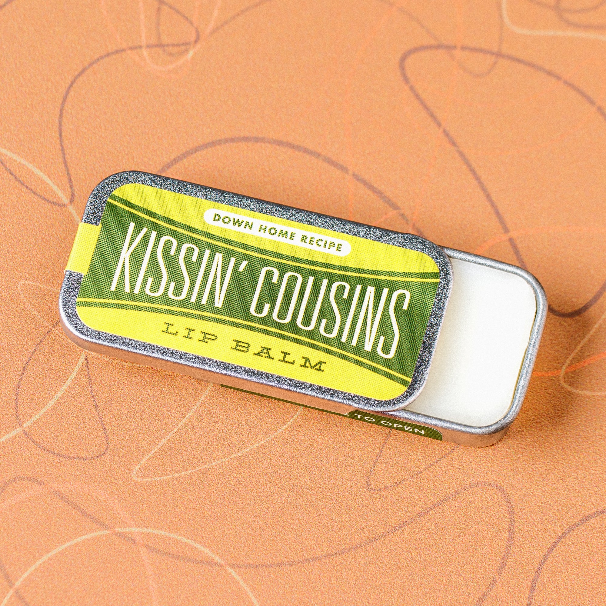 "Kissin' Cousins" Old School Lip Balm Tin