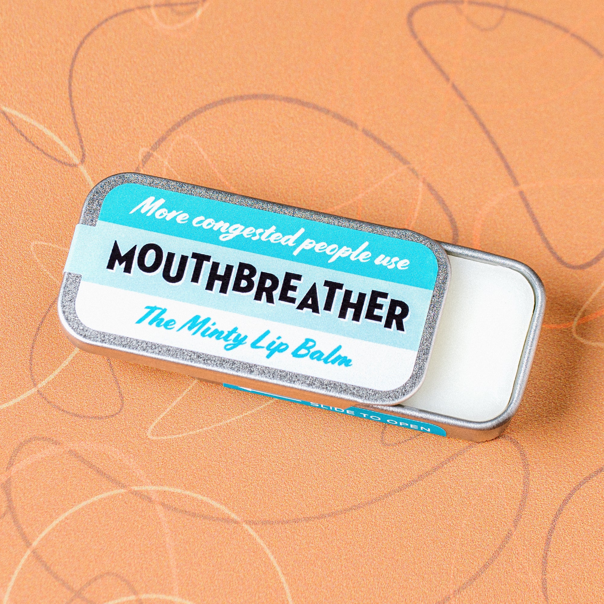 "Mouthbreather" Old School Lip Balm Tin