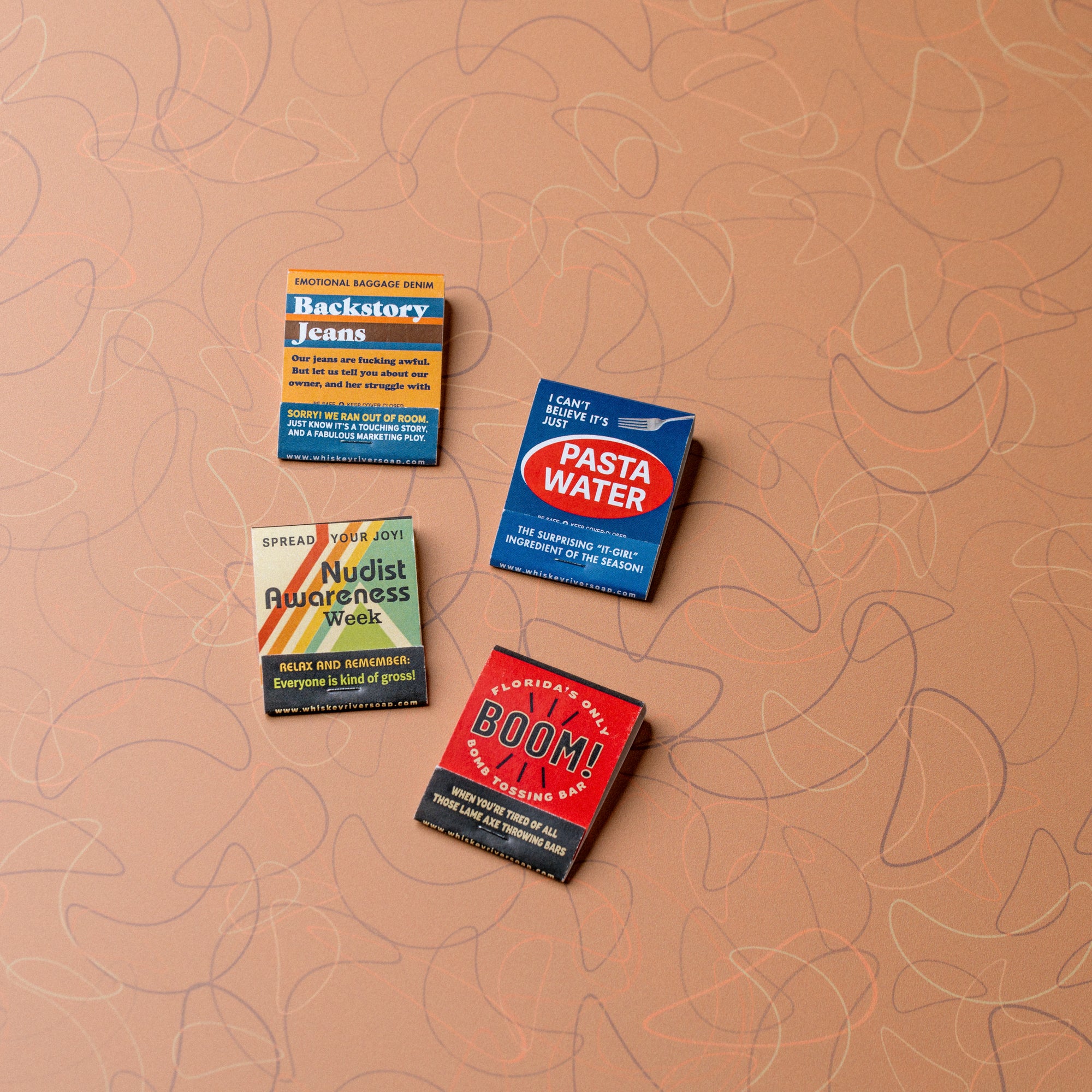 Old School Matchbooks Variety Pack: Nudist Awareness Week - Matchbooks