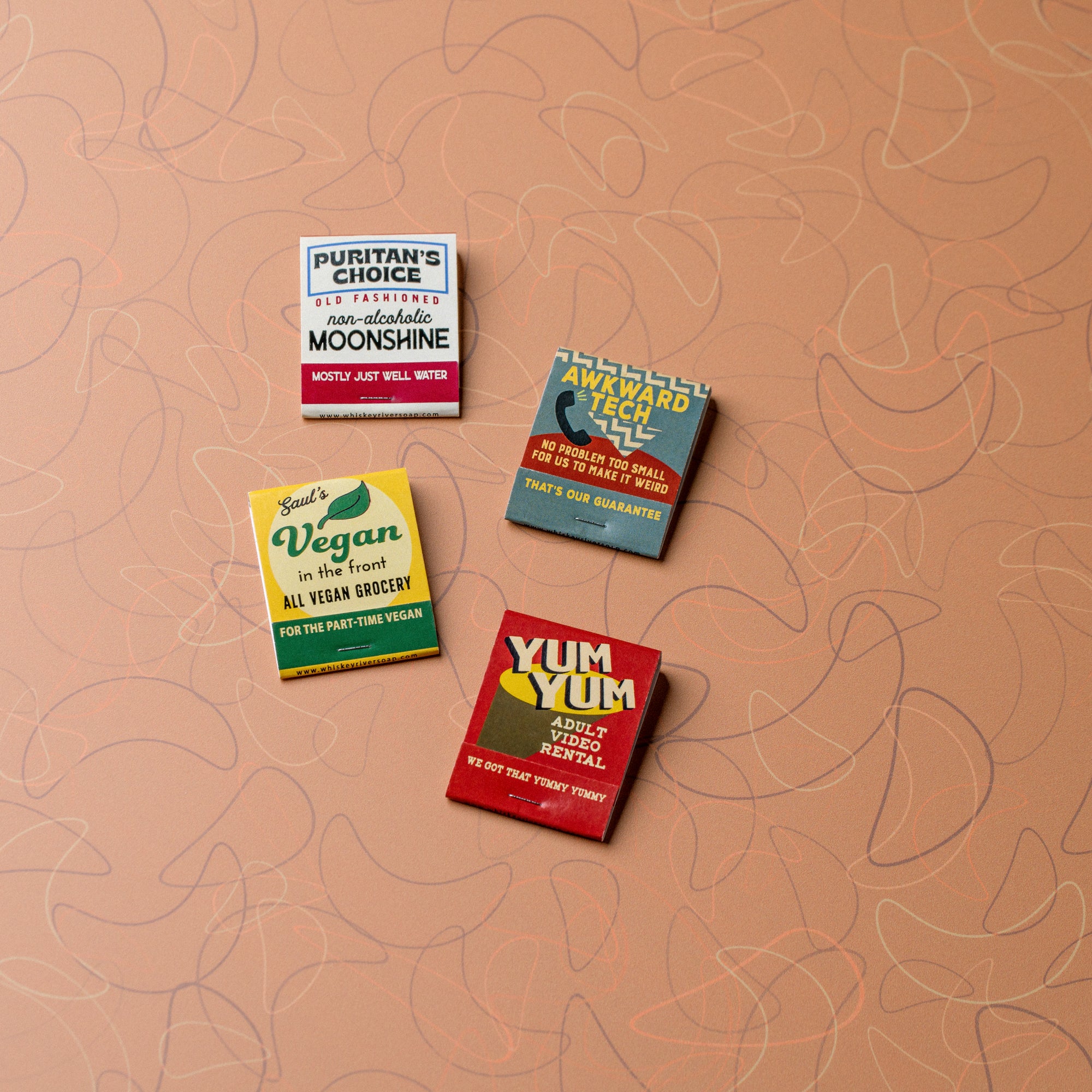 Old School Matchbooks Variety Pack: Vegan in the Front