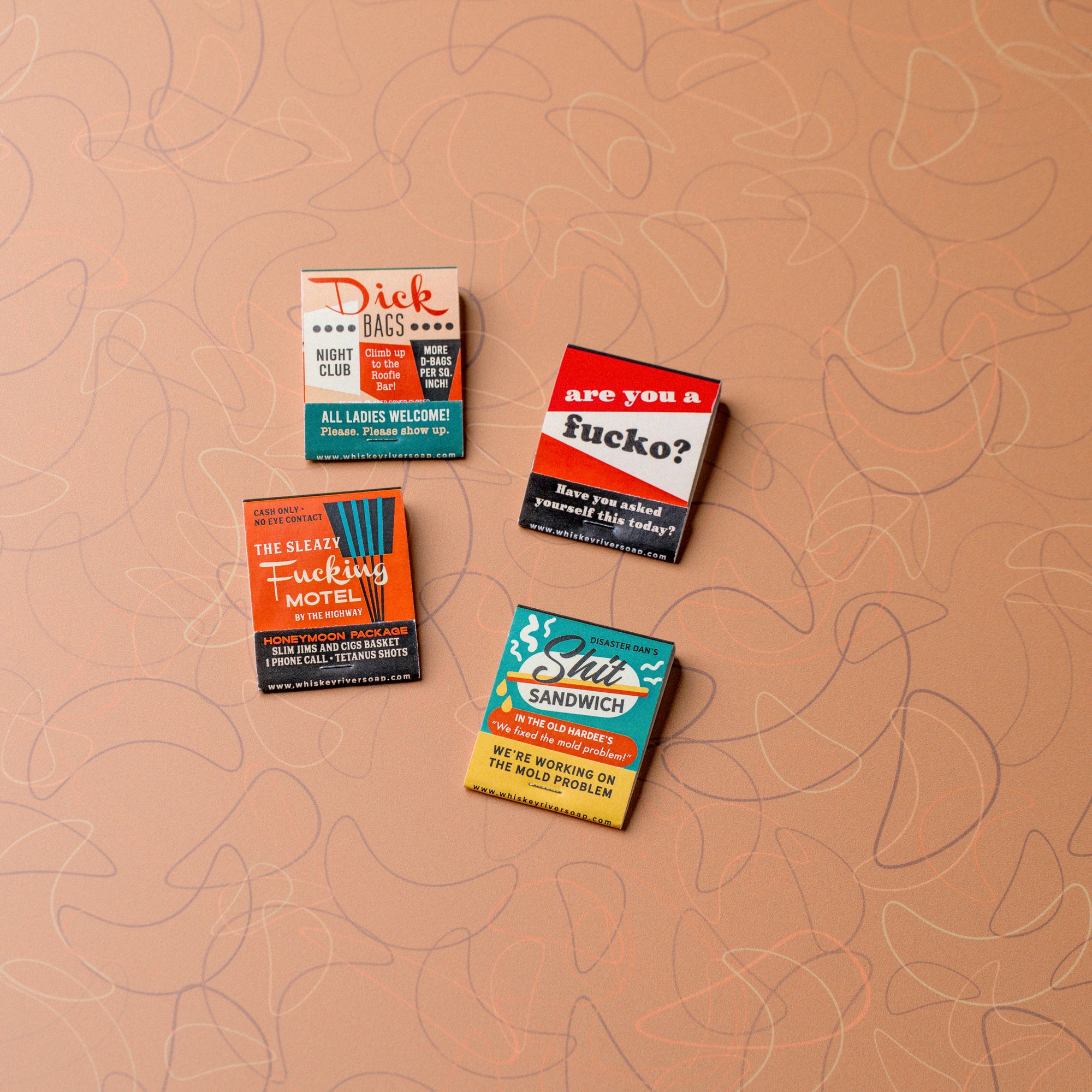 Old School Matchbooks Variety Pack: Dick Bags - Matchbooks