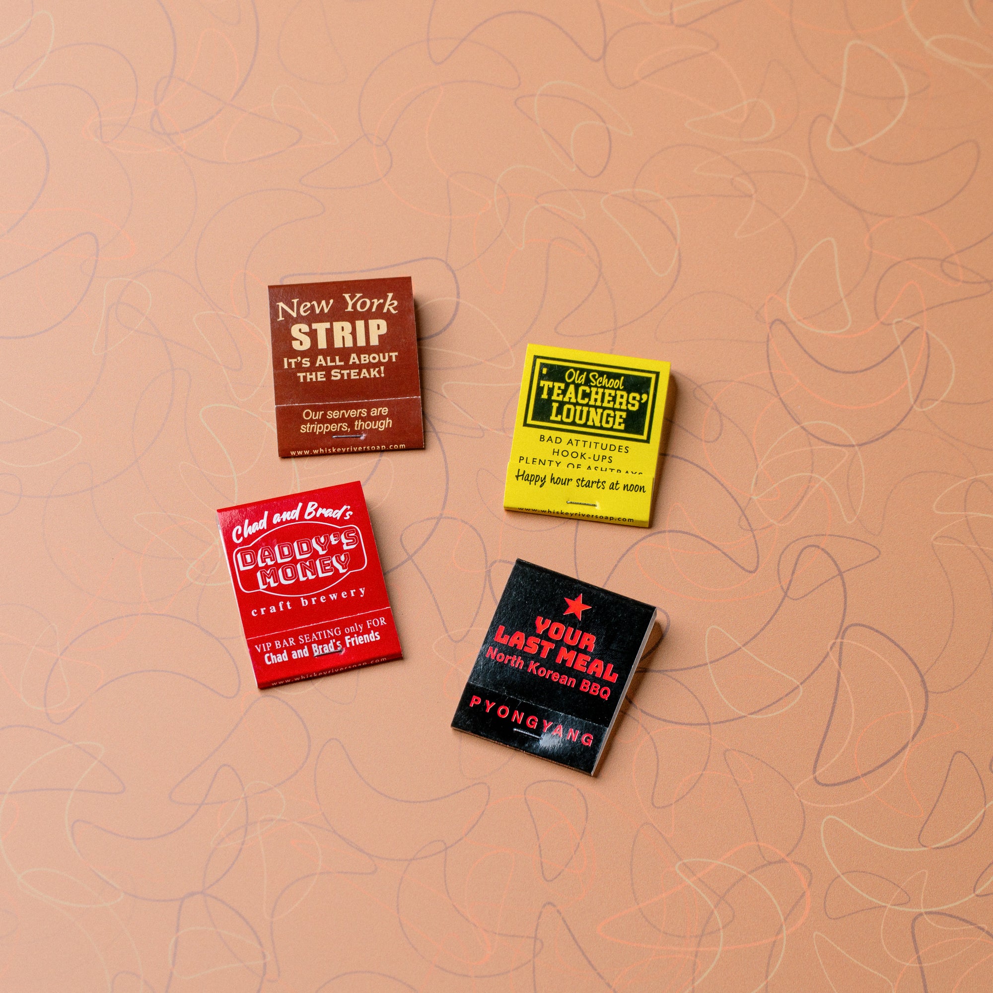 Old School Matchbooks Variety Pack: Last Meal