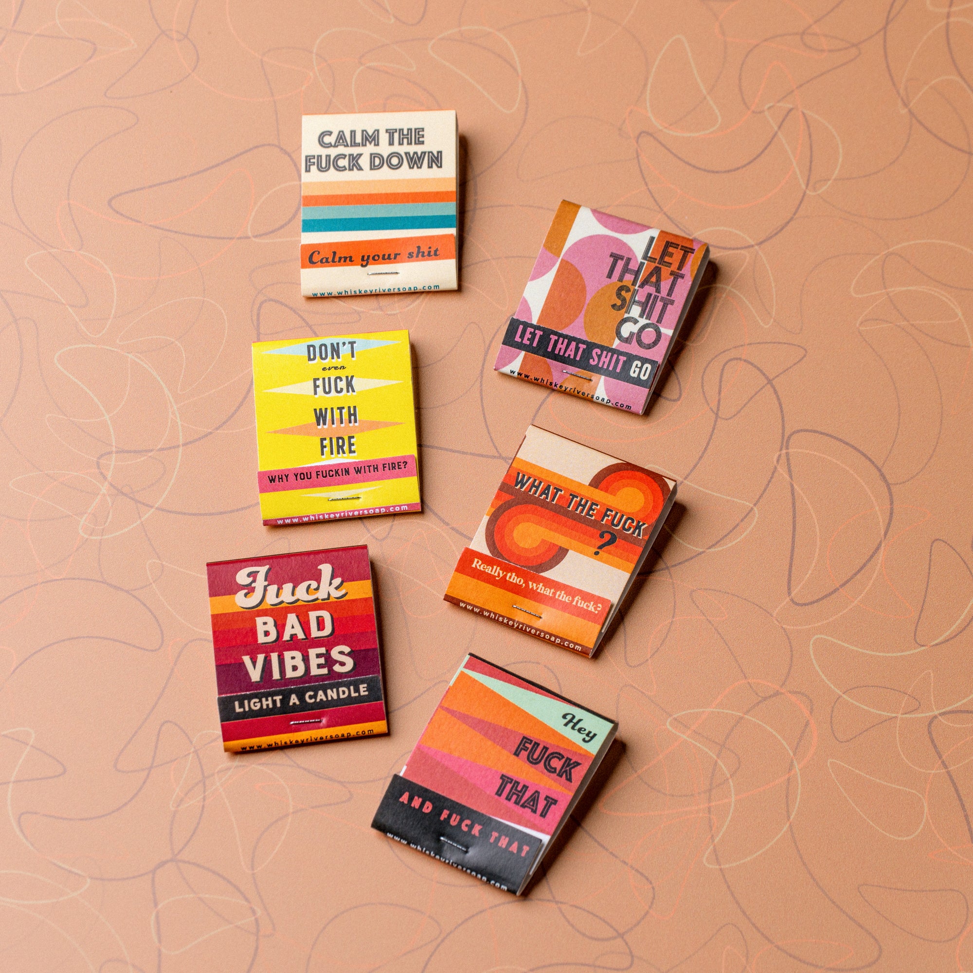 Old School Matchbooks Full Set: WTF