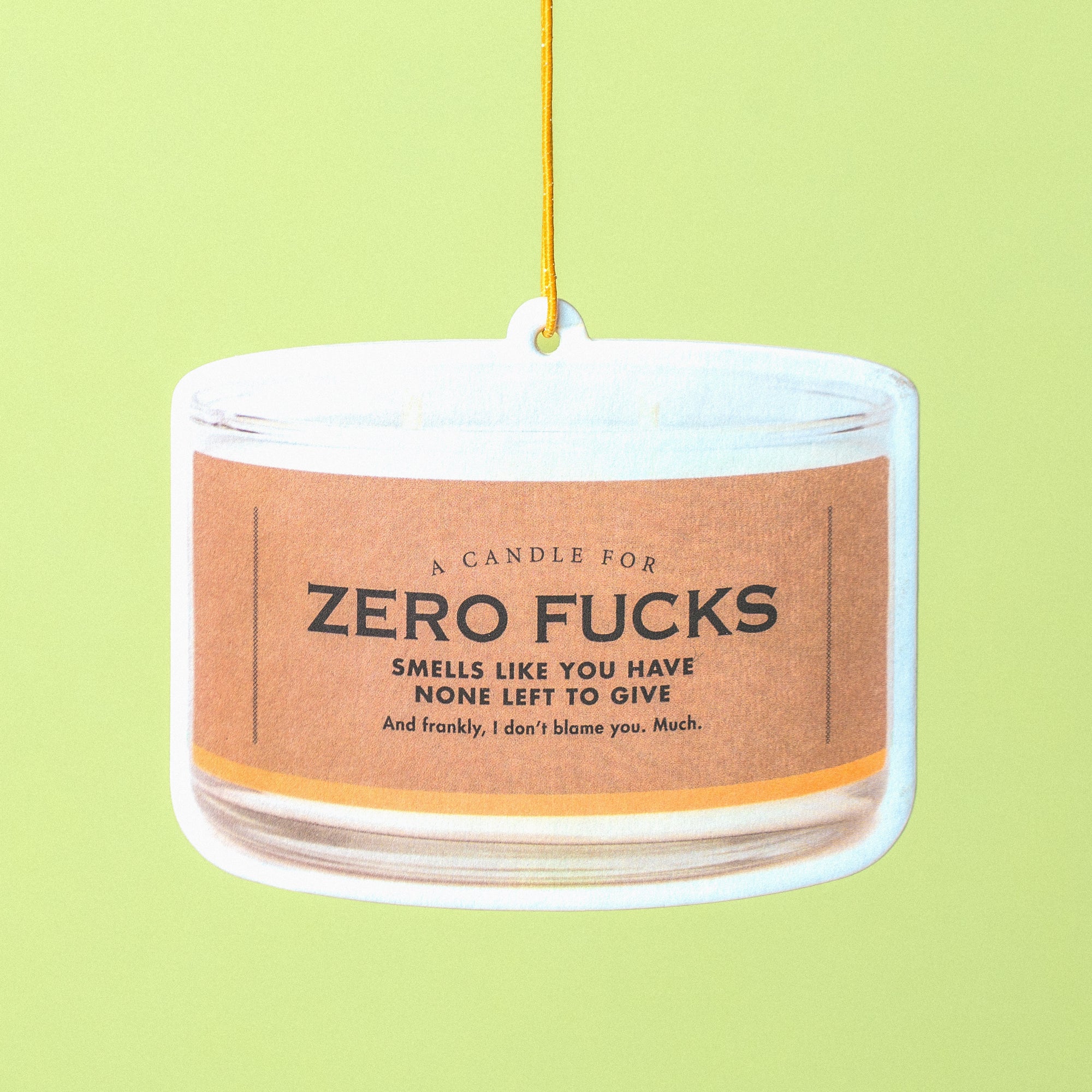 Zero Fucks Air Freshener