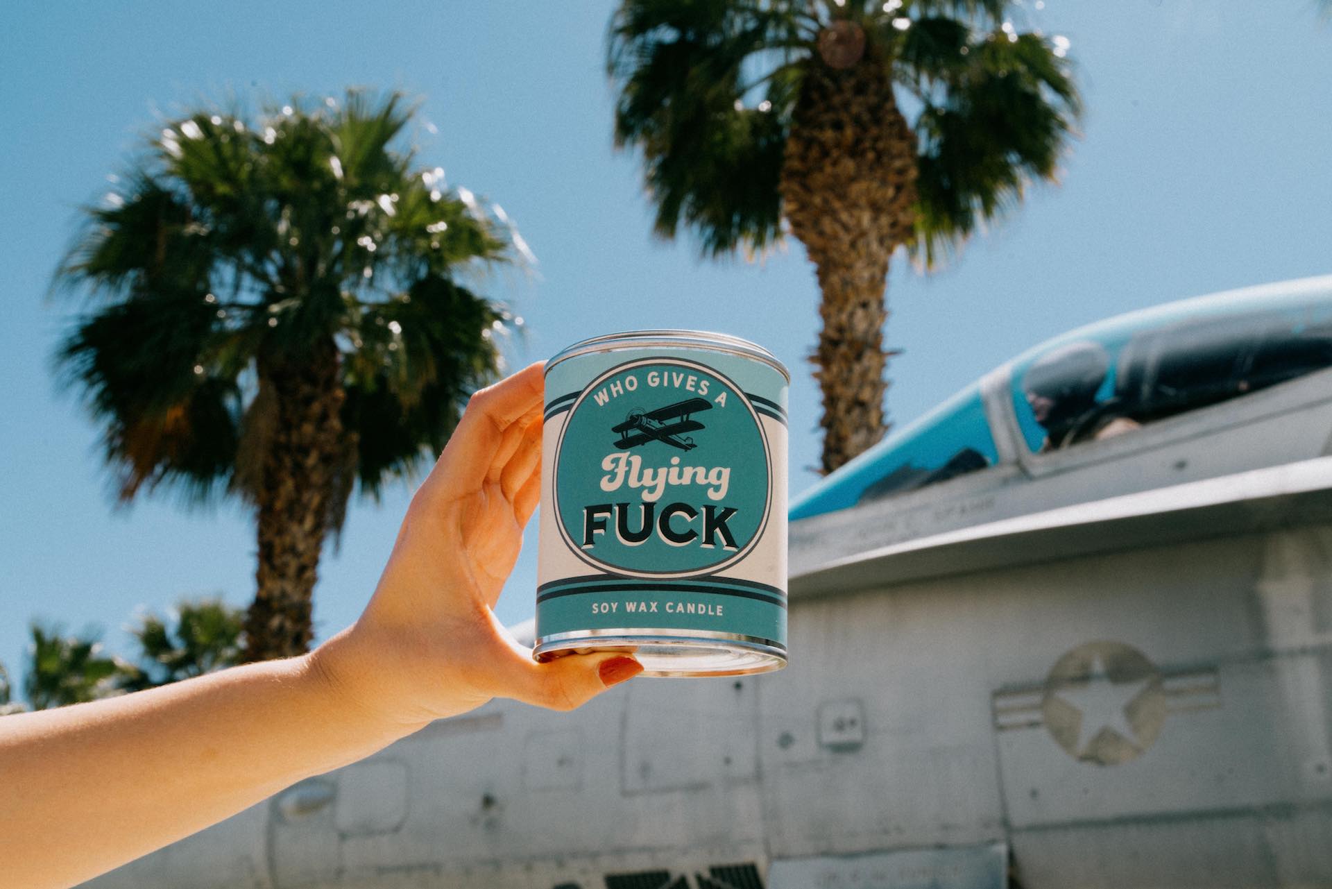 Who Gives a Flying Fuck? Vintage Paint Can·dle