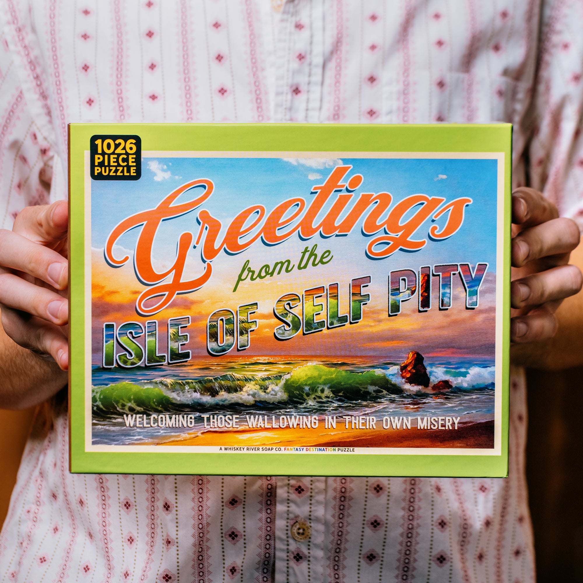 Greetings from The Isle of Self Pity Puzzle - Puzzle