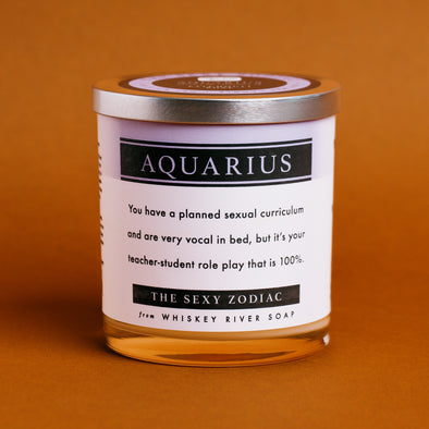 Aquarius Sexy Zodiac Candle