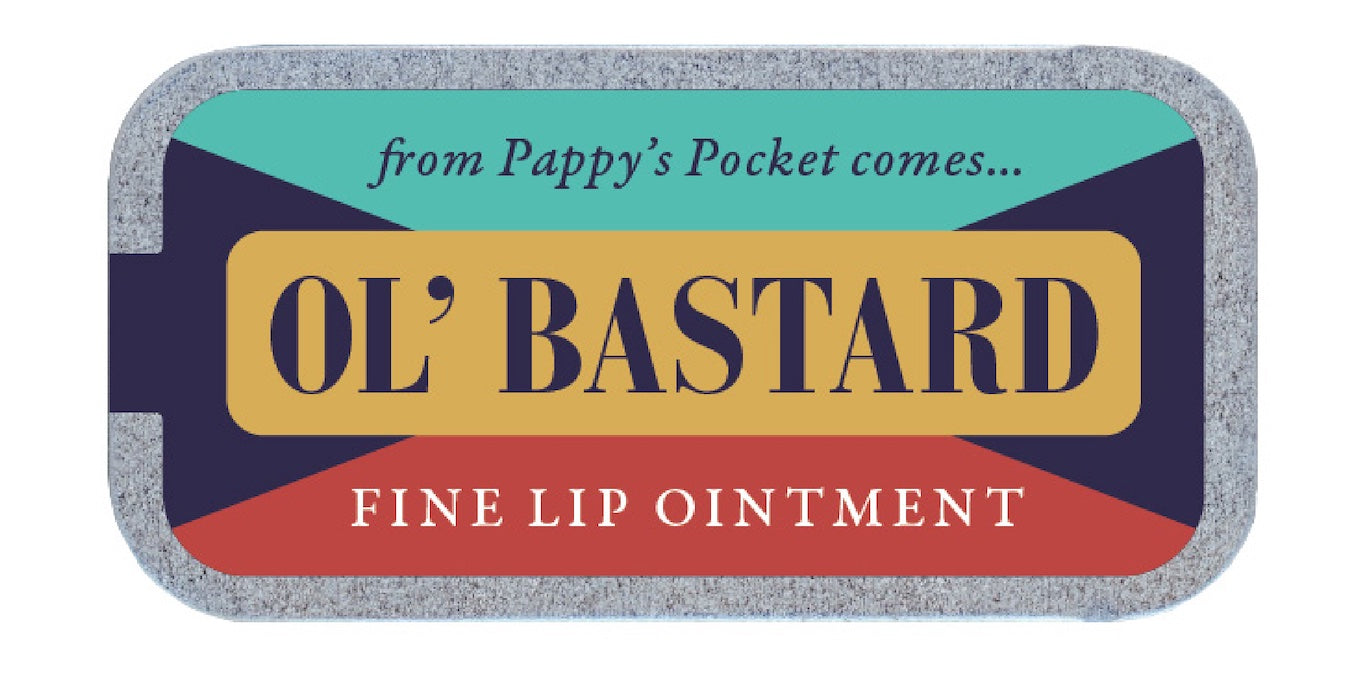 "Ol' Bastard" Old School Lip Balm Tin