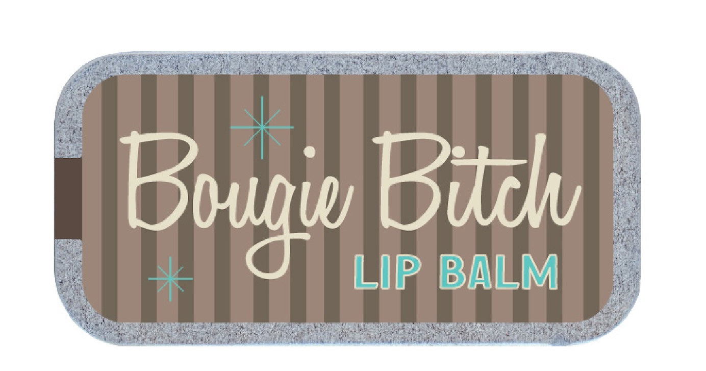 ’Bougie Bitch’ Old School Lip Balm Tin - Lip Balm