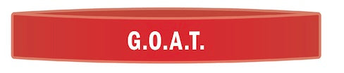 "G.O.A.T." Awareness Band