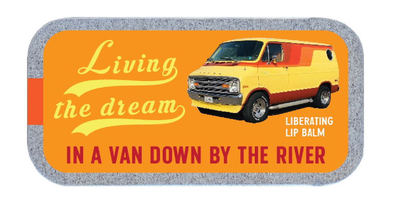 "Livin' The Dream" Old School Lip Balm Tin