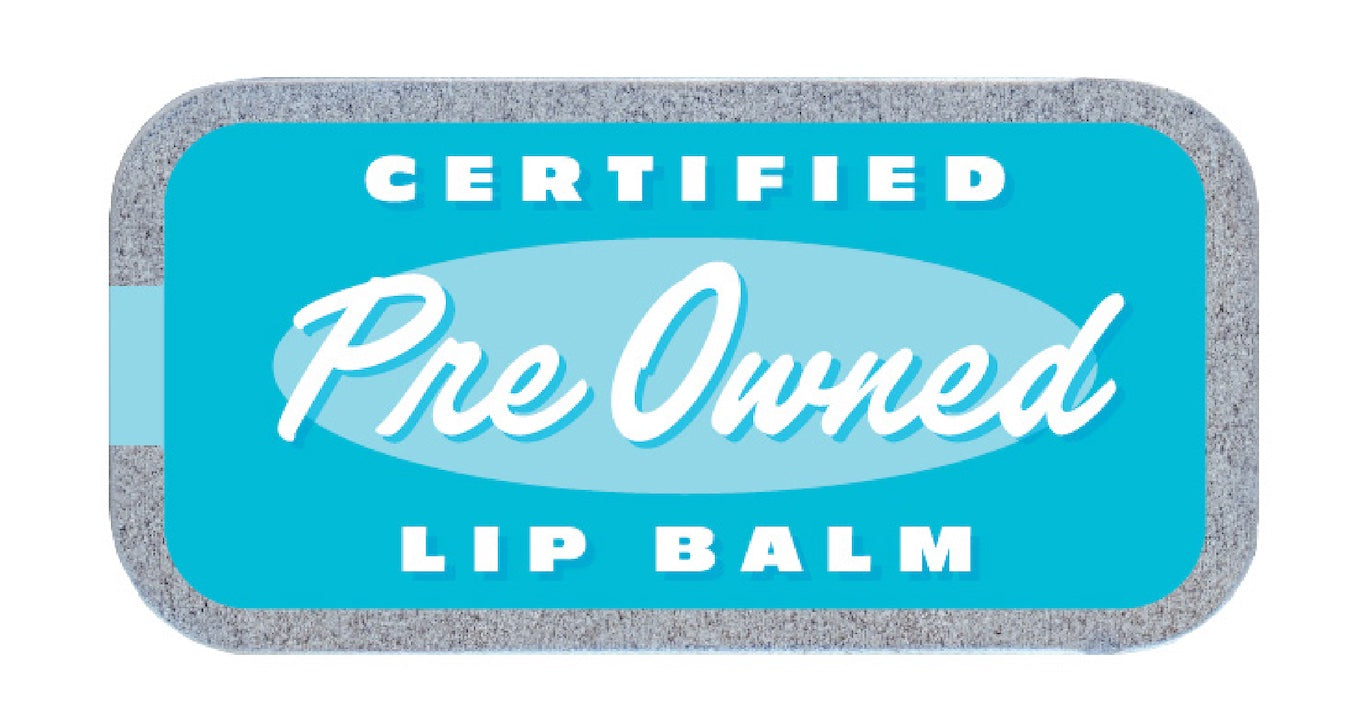 "Pre-Owned" Old School Lip Balm Tin