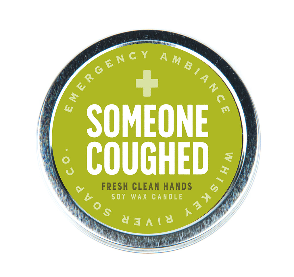 Someone Coughed Emergency Ambiance Travel Tin