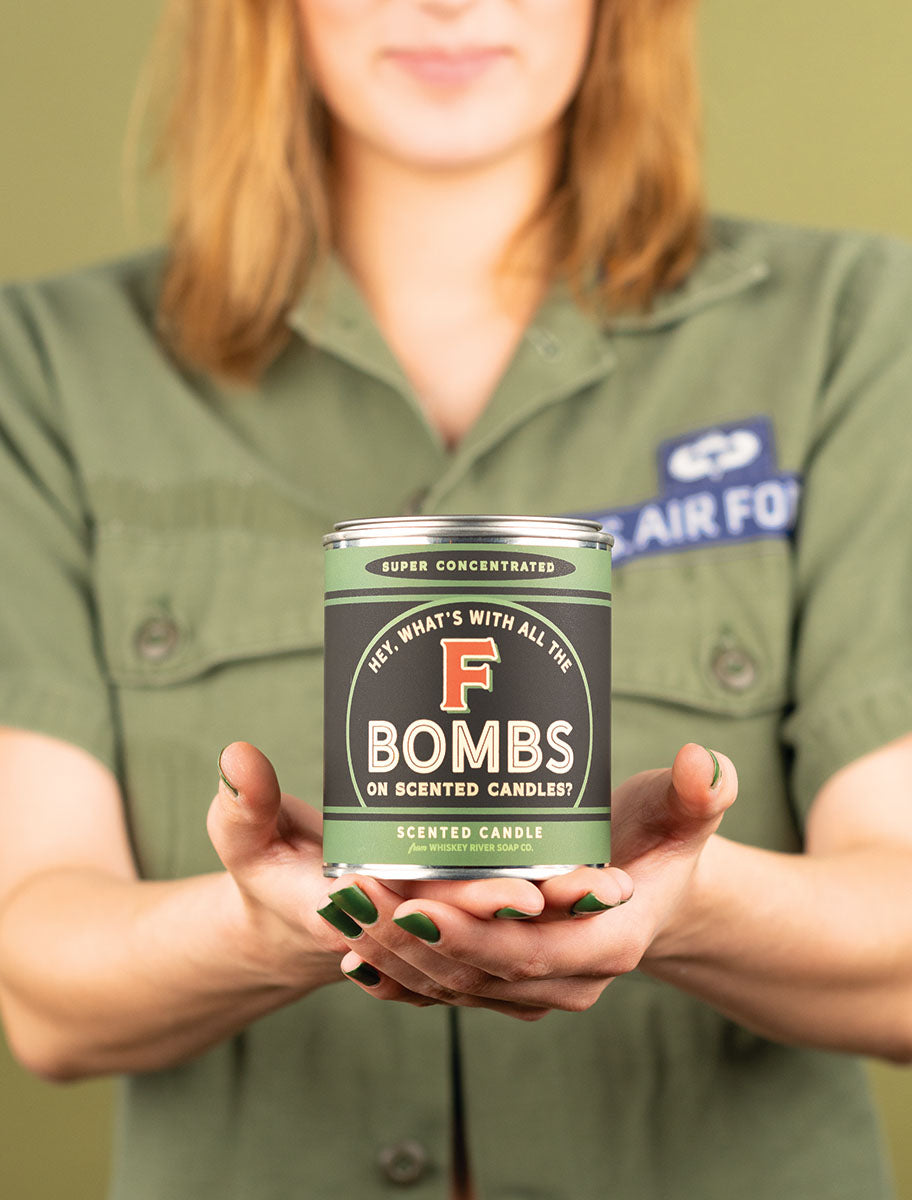 F Bombs Vintage Paint Can·dle