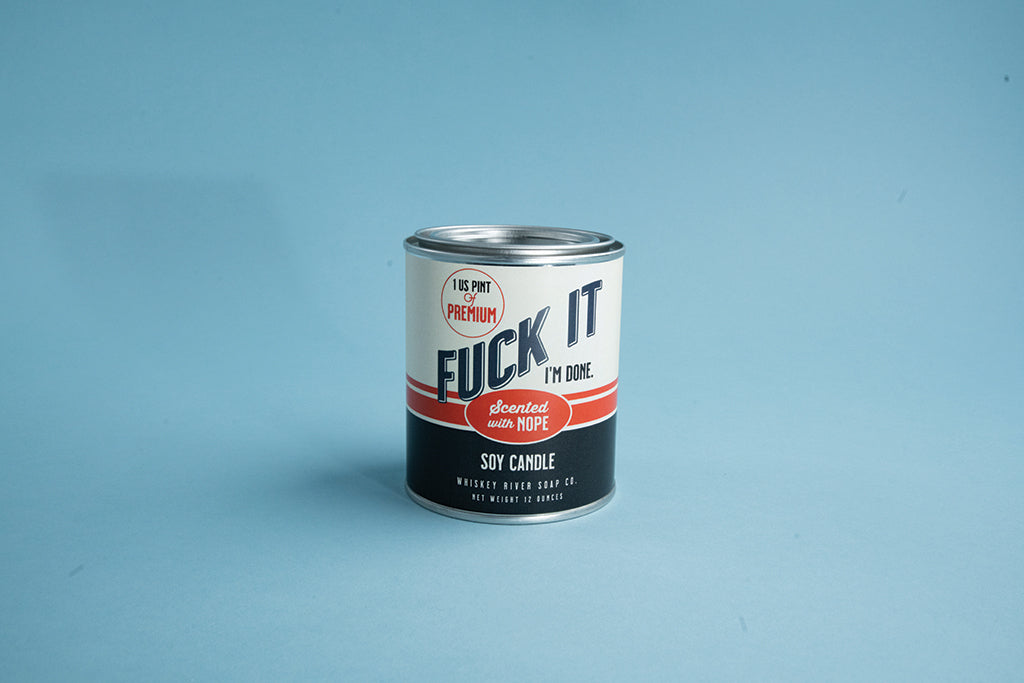 Fuck It Vintage Paint Can·dle