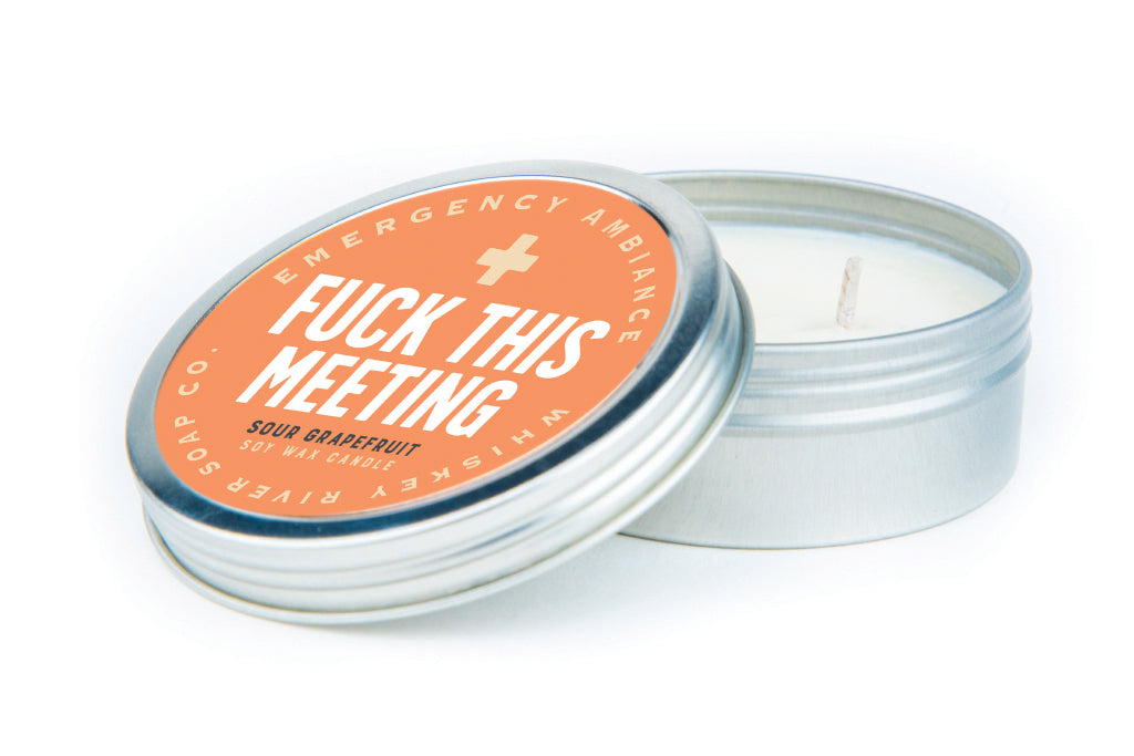 Fuck This Meeting Emergency Ambiance Travel Tin