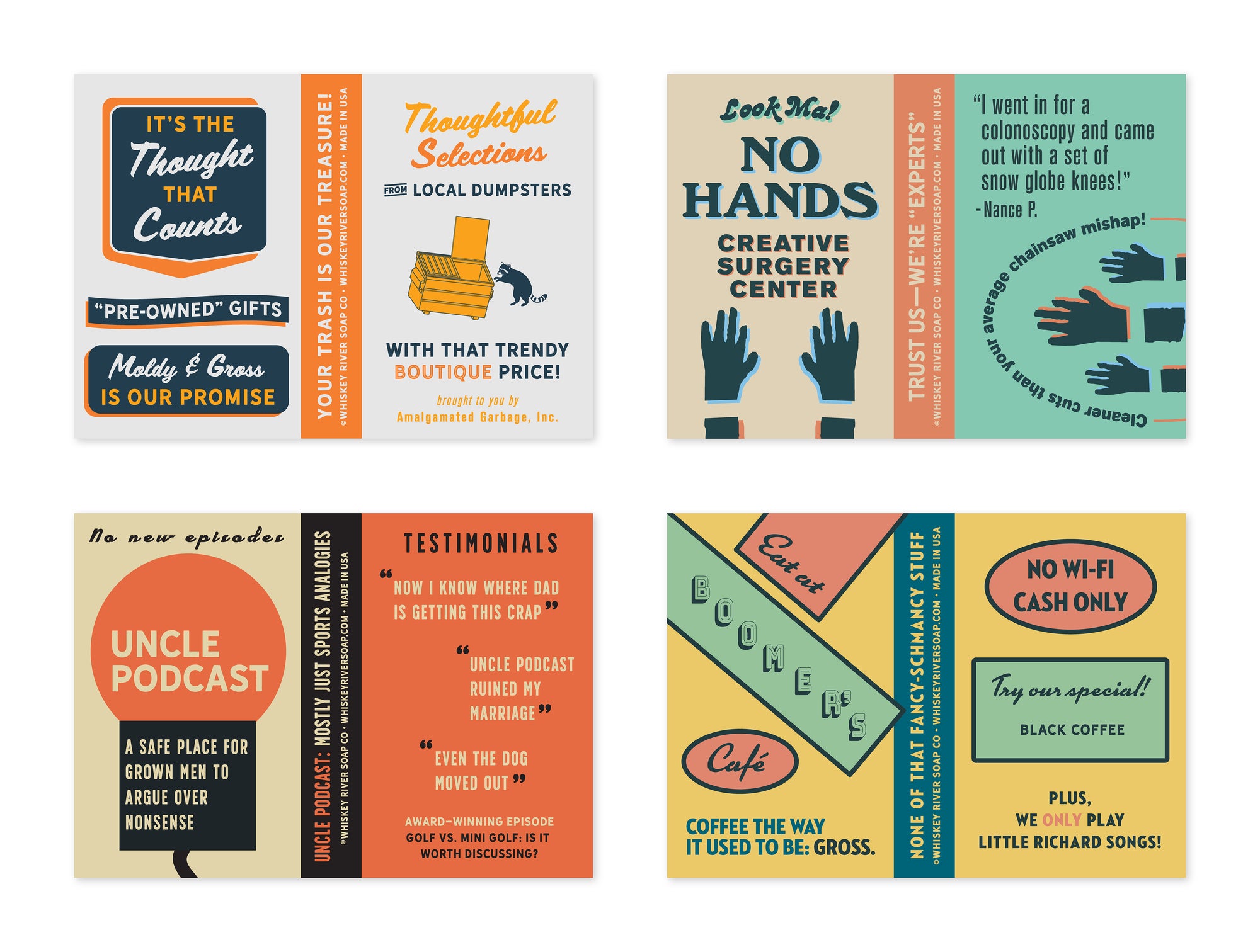 Old School Matchboxes Variety Pack: It’s The Thought That Counts - Matchboxes